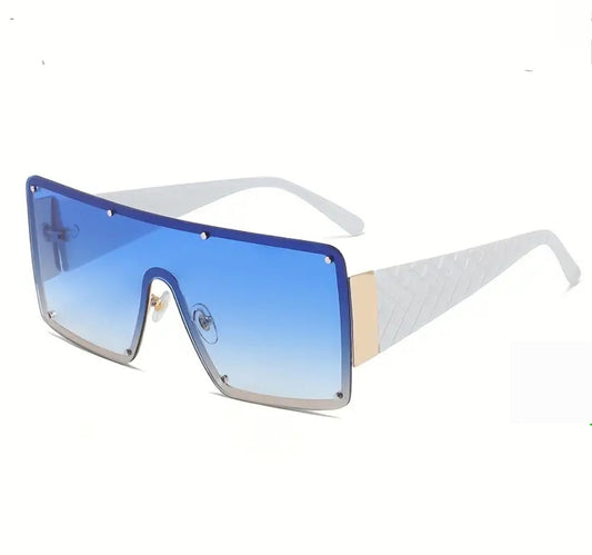 Oversized flat top unisex shades